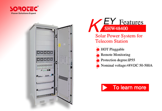 48VDC Solar Telecom Power System Base Station-SHW48400