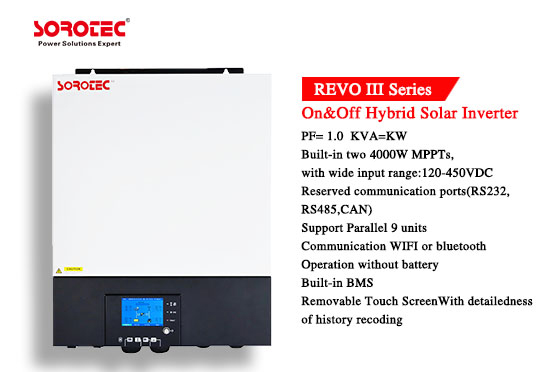 REVO III Series 8kw On/Off Grid Hybrid Solar Inverter