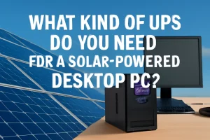 What Kind of UPS Do You Need for a Solar-Powered Desktop PC